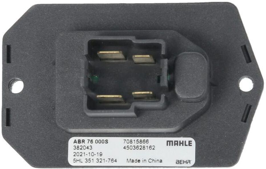 Mahle Regolatore, ventilatore interno ABR 76 000S