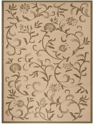 Martha Stewart by SAFAVIEH Swirling Garden Waterproof Rug