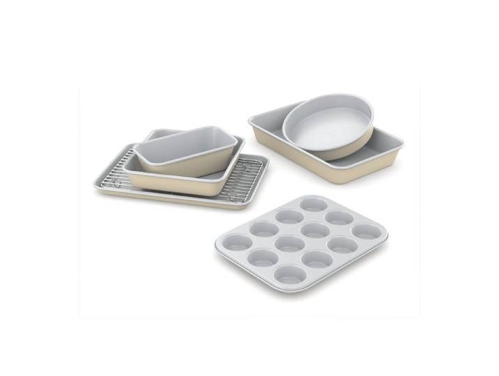 Zoha Backform mit Aluminiumkern und innovativer keramischen Antihaftbeschichtung, (6-tlg), Bis zu 290 °C hitzebeständiger Alu-Stahlkern, mühelose Reinigung