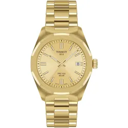 Tissot T1518223302100 Damen-Solaruhr PRC 100 Goldfarben