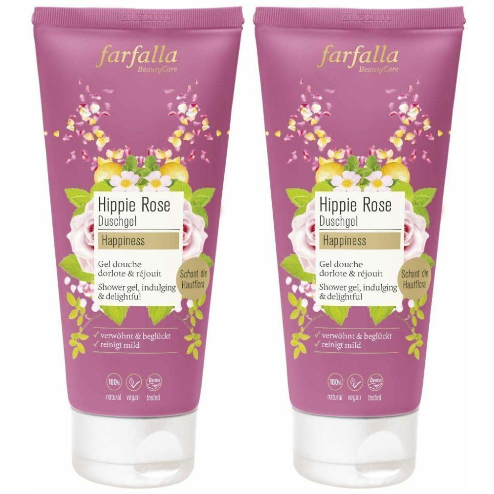 Farfalla Duschgel Hippie rose Tb 200 ml x2 2x200