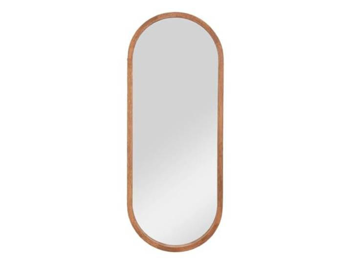 Atmosphera – Ovaler Wandspiegel Gianni 90 x 35 cm, Rahmen aus Hevea-Holz – Für Flur, Schlafzimmer, Ankleidezimmer