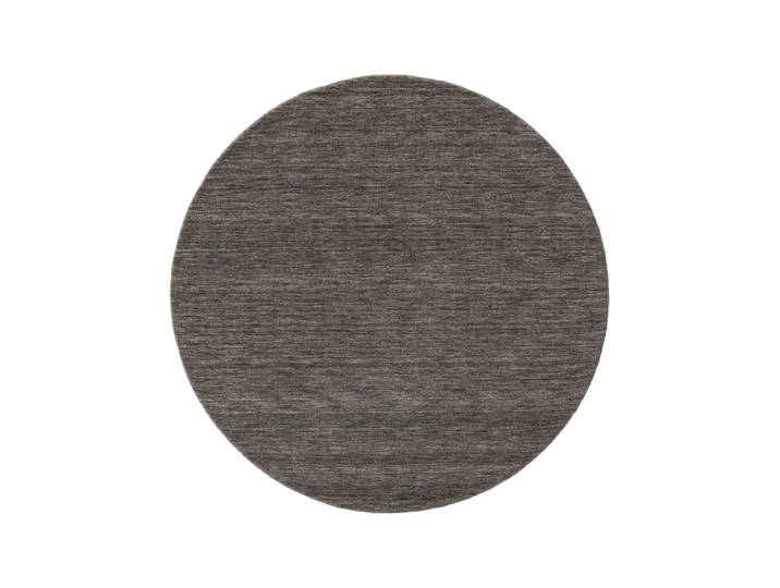 Tapis en laine rond gris d 160