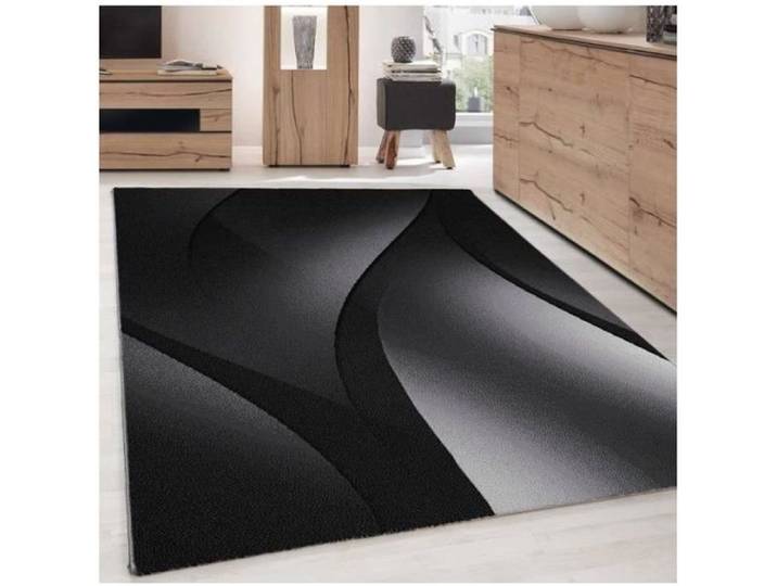 Tapis Moderne - CARPETTEX - Poil Court - Noir - 160 x 230 cm