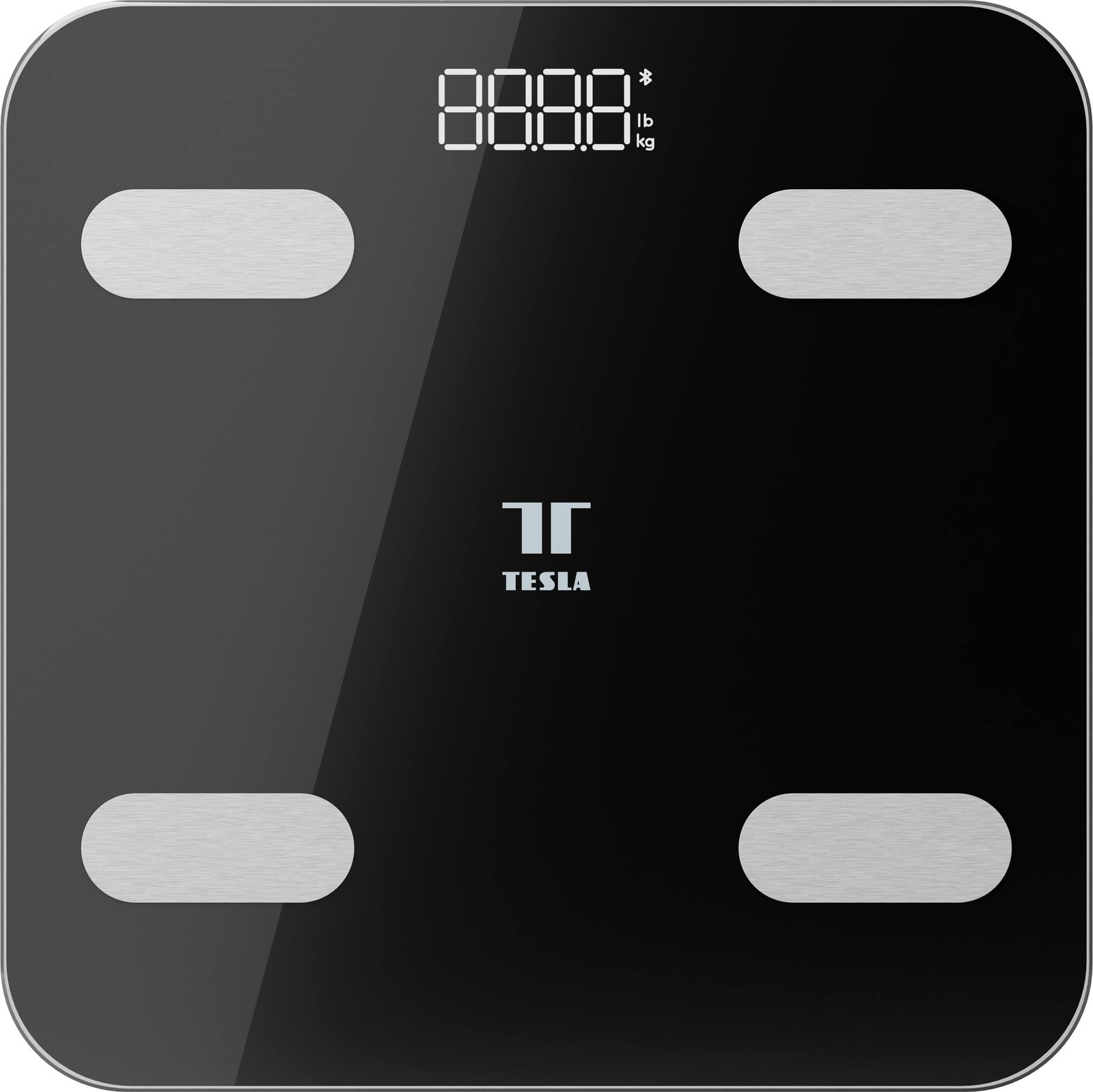 TESLA Smart SC100 Personenweegschaal, zwart, 180 kg