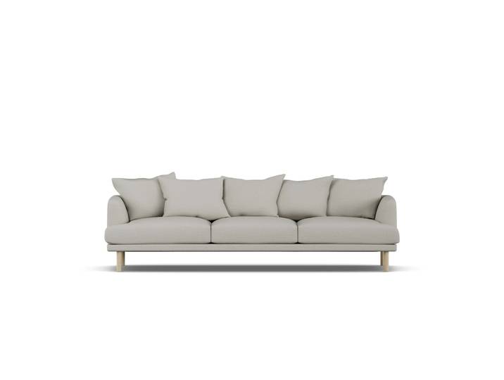 1898 Sjövik sofa Same Grey 6673-witgeoliede eiken, 3,5-zits