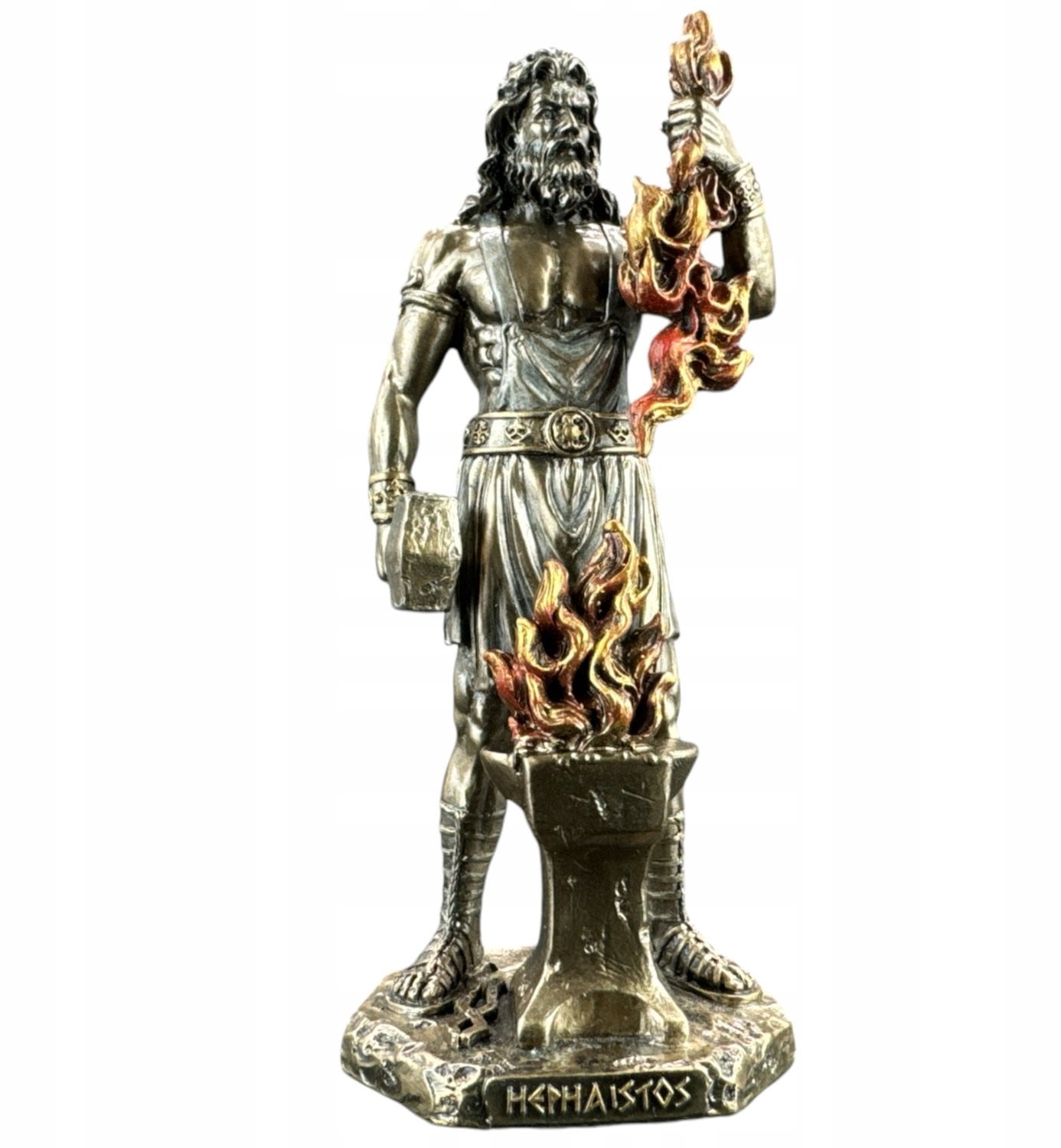 Griekse God van het Vuur Hephaestus Decoratieve Figuur voor op tafel