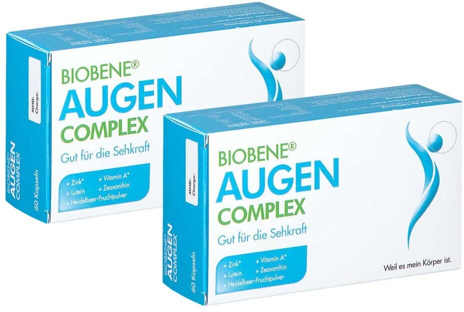 BIOBENE Augen Complex Kapseln 2x60stk