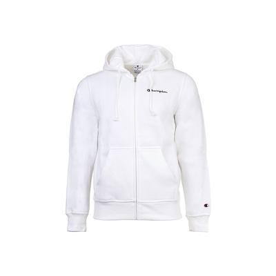 Sweatshirt CHAMPION "Sweatjacke Sweatjacke Heavy Soft", Herren, Gr. M, weiß, Obermaterial: 70% Baumwolle CO. 30% Polyester PES., Sweatshirts Sweatshirt