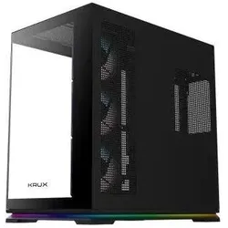 Krux Obudowa obudowa Atron (ATX, mATX, Mini-ITX), PC Gehäuse, Schwarz