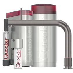 Quooker Front COMBI CUBE Gunmetal *7 Jahre Garantie & CUBE Filter Starter Paket* FTGME COMBI CUBE2