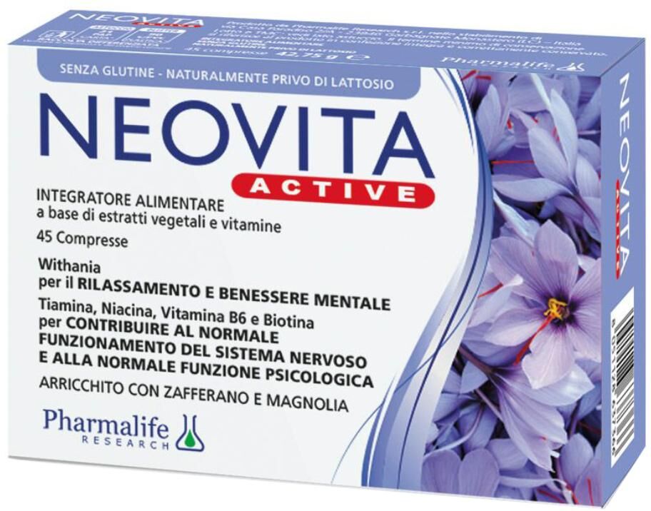 PHARMALIFE RESEARCH Srl NEOVITA ACTIVE 45Cpr