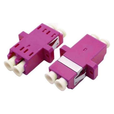 Tecline LWL Kupplung, LC/LC Duplex, OM4, erikaviolett (20500048)
