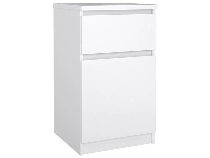 Nachttisch NAIA 1 Schublade 40.4x40x70.1cm weiss lackiert lackiert