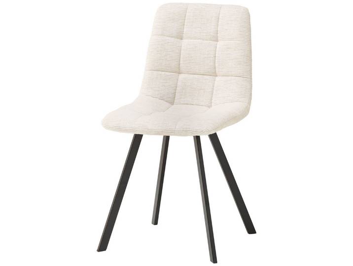 Stolkom Sp.z.o.o. 4-Fußstuhl (4er Set) in beige, schwarz - 55x89x46 (BxHxT) (4er Set)