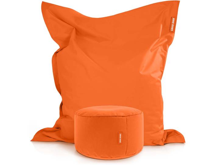 Square Riesensitzsack mit Pouf Stay - Orange