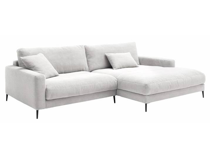 Pure Home Lifestyle Longchairkombination DELIA, grau, Stoff