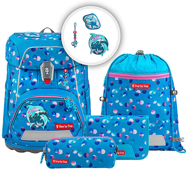 STEP BY STEP Schulranzen Set FIT Dolphin Finja EG