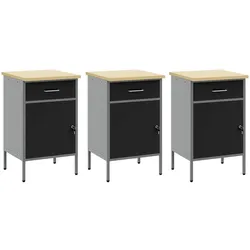vidaXL, Werkbank + Arbeitsbock, Werkstatt-Schrank industrial (55 cm, 150 cm)