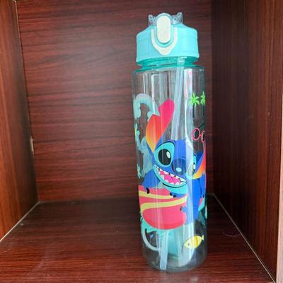 Modern Mode Marketplace Stitch Water Bottle Angel Clear Portable Cup a