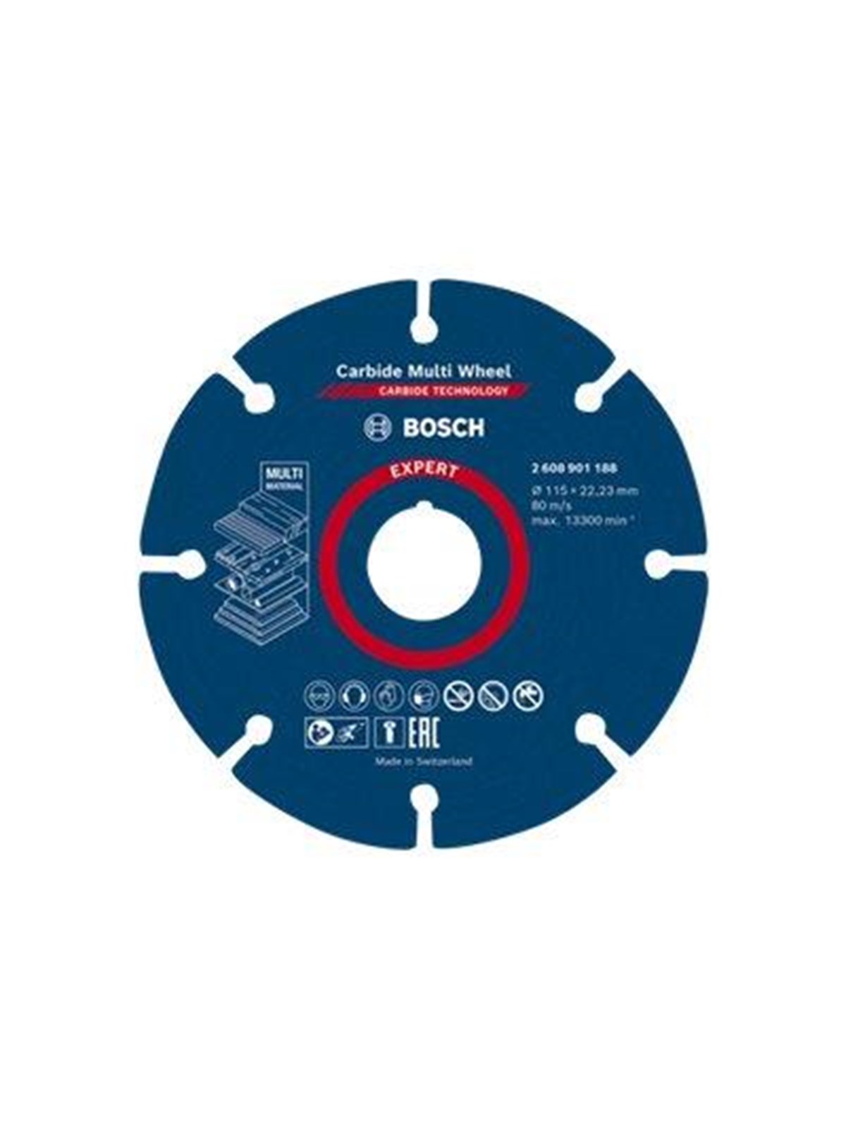 Bosch SKÆRESKIVE MULTIWHEEL 115MM HM