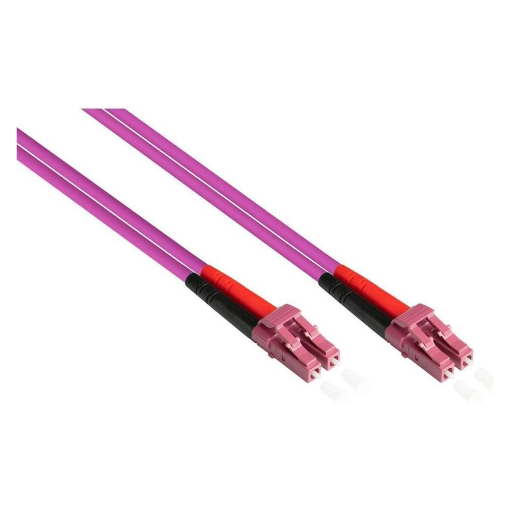 Kabelmeister SO-33154 - Patchkabel LWL Duplex OM4 (Multimode, 50125) LCLC, LSZH, 20m (20 m) (SO-33154)
