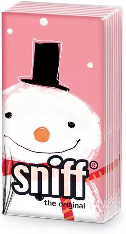 Sniff - Taschentücher Snowman, 1 Stück