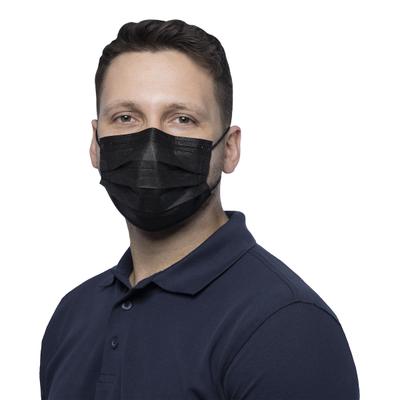 500 Nitras Soft Protect Plus - schwarz - med. Mundschutz - Typ II R