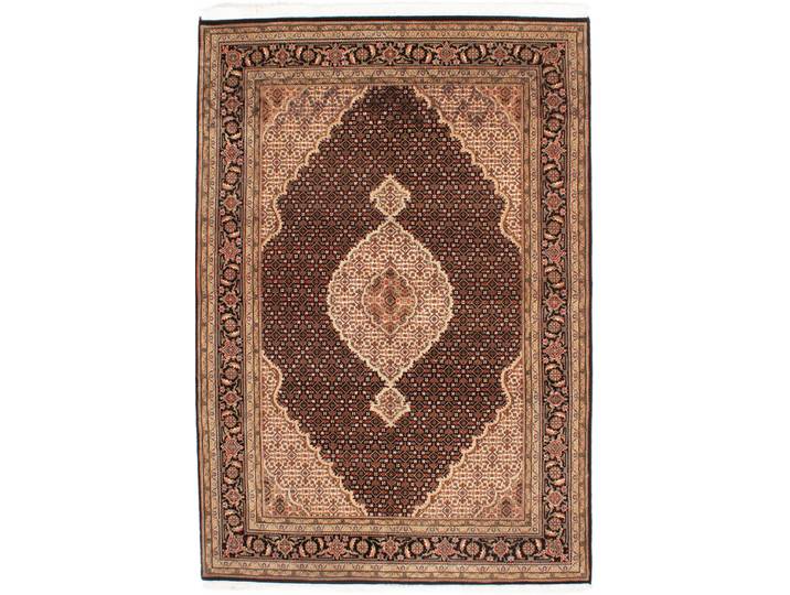 Täbriz Mahi Teppich 167x238 Handgeknüpft Orientteppich Wolle