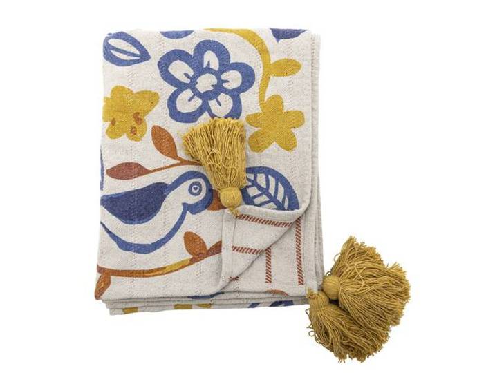 Bloomingville plaid Figuria (160x130 cm)