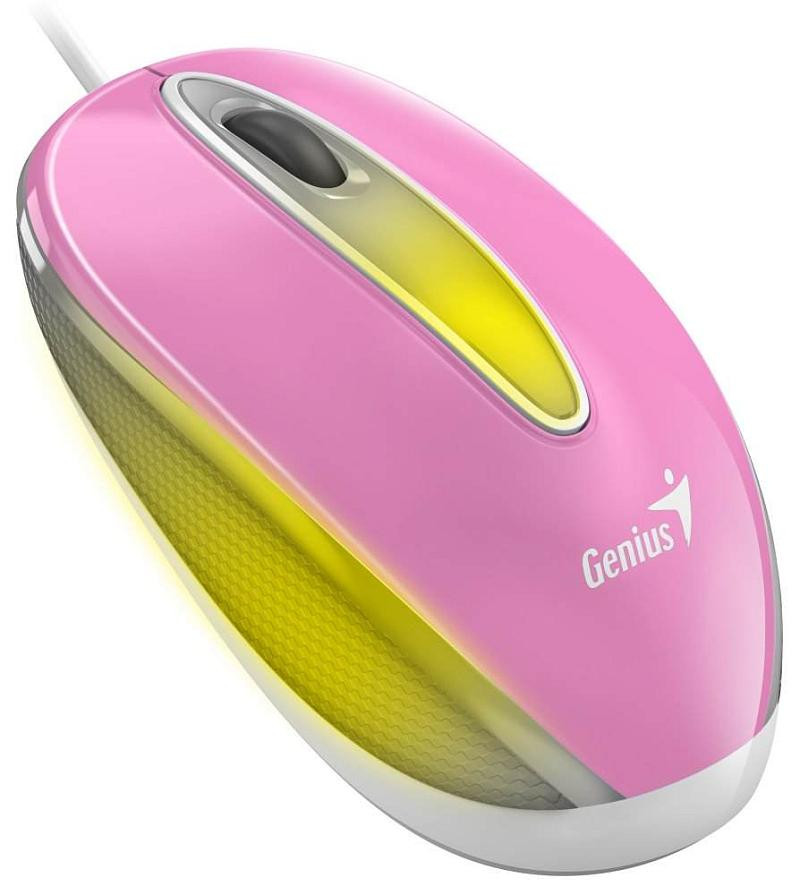 Genius DX-Mini bedrade optische muis, roze, 1000 DPI