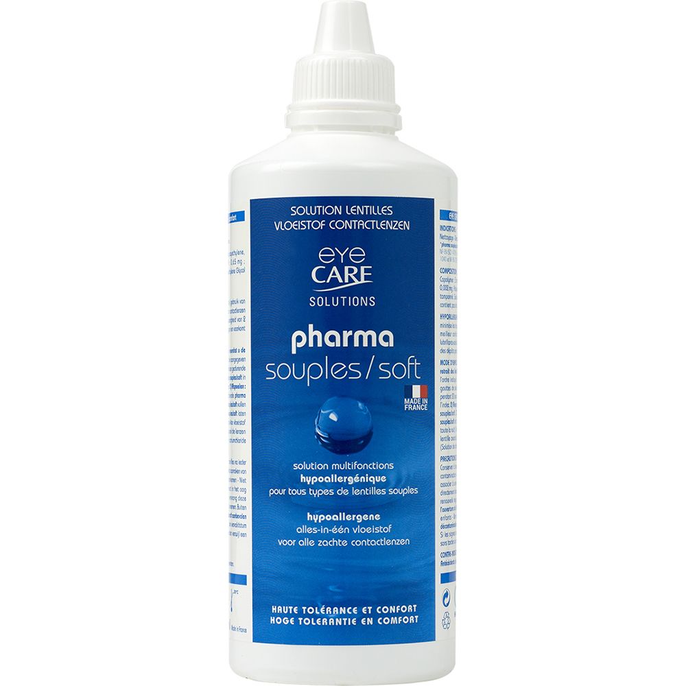 Eye Care Pharma Soft Oplossing Lenzen 360 ml Aufbewahrungs- und Reinigungslösung