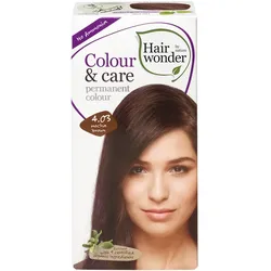 100ml Hairwonder Colour & Care permanent colour 4.03 mocha brown