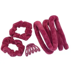 GUILIA Lockenformer-Set für Locken ohne Hitze, schonendes Styling, 4tlg.