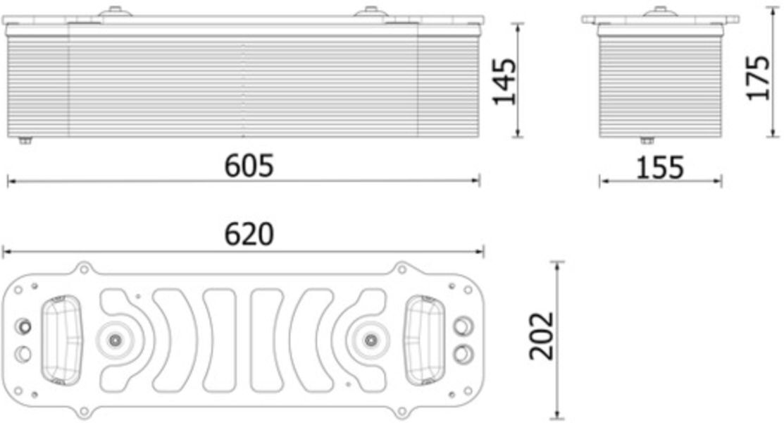 Ladeluftkühler MAHLE CI 699 000P