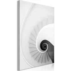 Artgeist, Bilder, White Stairs (1 Part) Vertical (80 x 120 cm)