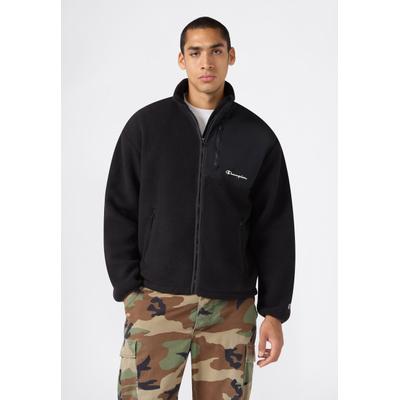 Fleecejacke CHAMPION "SPORTWEAR ZIP-UP Loose Fit Polar", Herren, Gr. XL, nbk, nbk, Obermaterial: 100% Polyester, Jacken Fleecejacke, mit sportlichem Charakter, weiches Fleece, Loose Fit