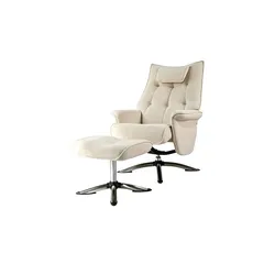 Relaxsessel mit Hocker Betsy , beige