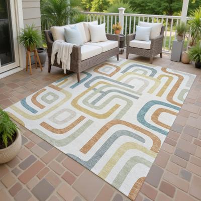 Addison Rugs Machine Washable Indoor/ Outdoor Modern Penner Chantille Rug