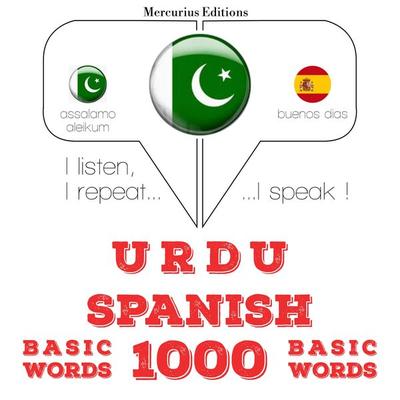 1000 essential words in Spanish - JM Gardner, Audio, 9782821147454