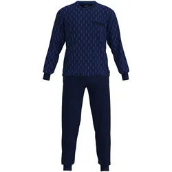Schlafanzug lang Herren Pyjama