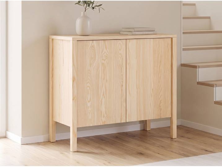 Kommode Esche „Gustav“ 100 cm mit Türen Massivholz Esche