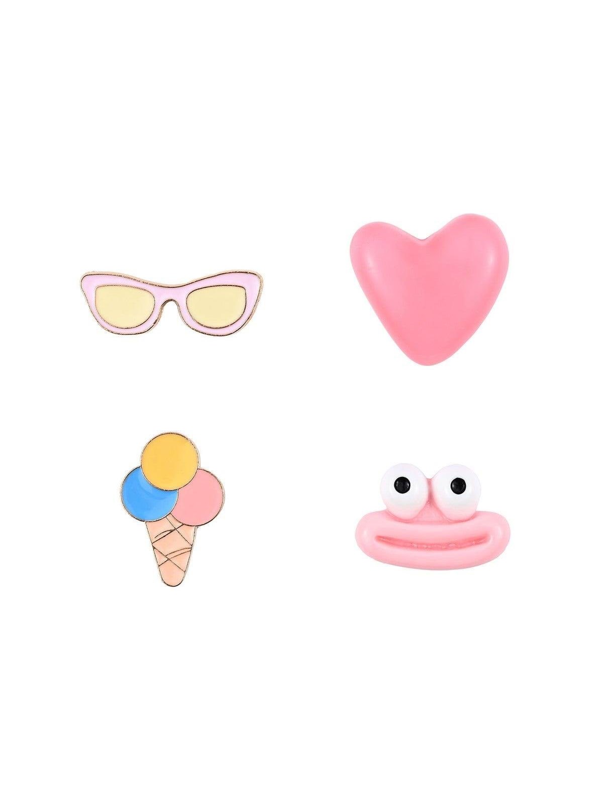 ONSALA Charms Pimp Your Phone Metal and Plastic 4pcs