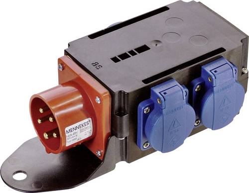 CEE-Adapter MIXO SAAR 1xCEE-Stecker 400V,16 A,5-polig IP44 AS-SCHWABE