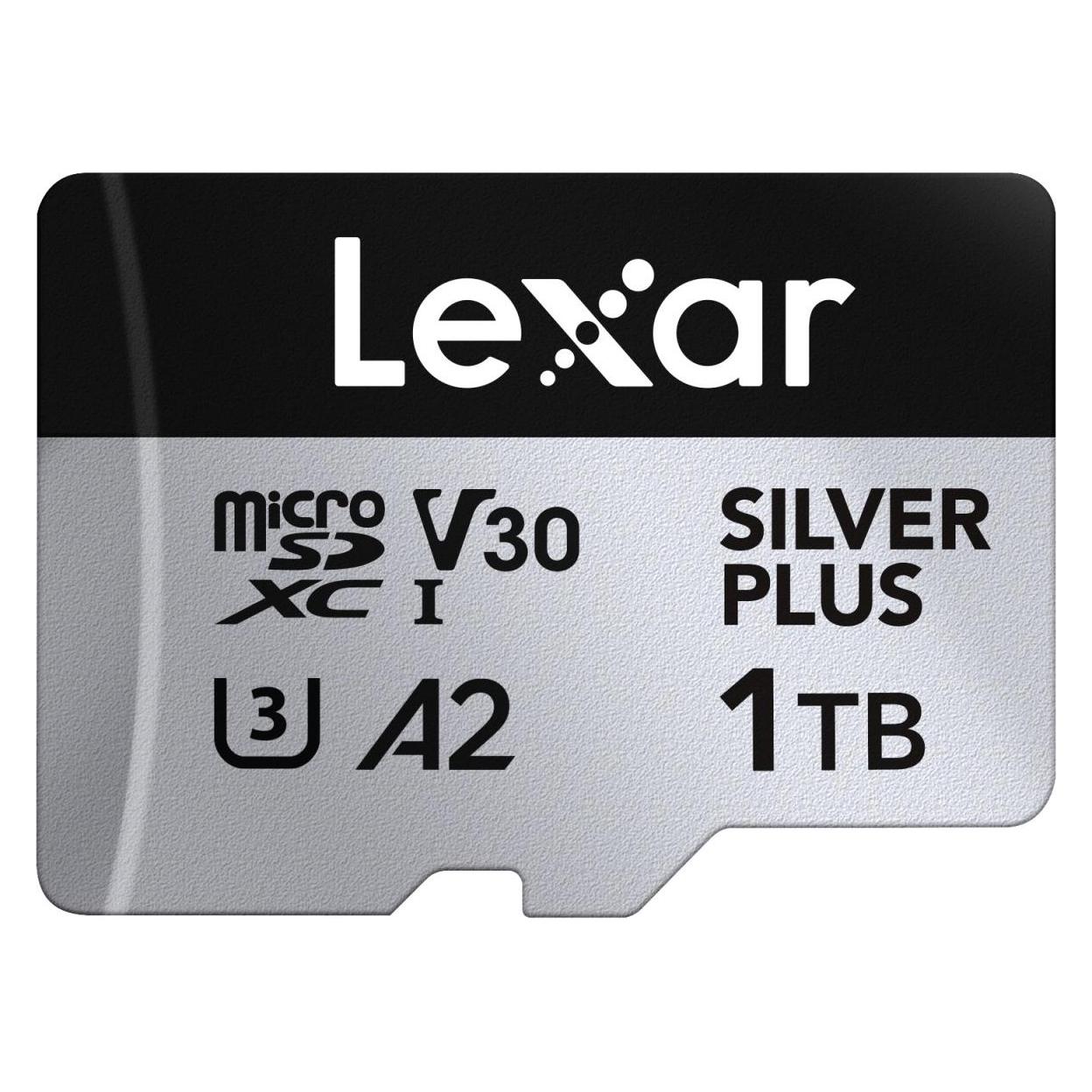 Lexar Professional Silver Plus (1000 GB, MicroDrive, microSDXC, U3, UHS-I) (LMSSIPL001T-BNANG)