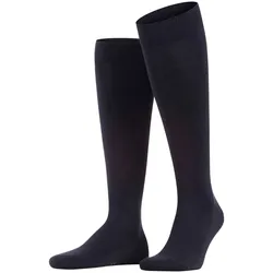 FALKE Herren Socken - Family, Kniestrümpfe, einfarbig Dunkelblau / 39-42