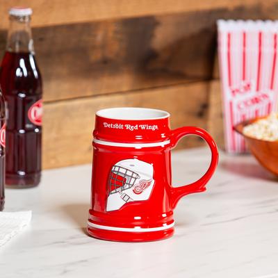 Evergreen Detroit Red Wings 24 oz Ceramic Stein Mug