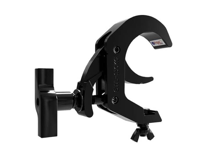 Global Truss Selflock Hook Easy 48-80/30/150kg stage black - Clamp