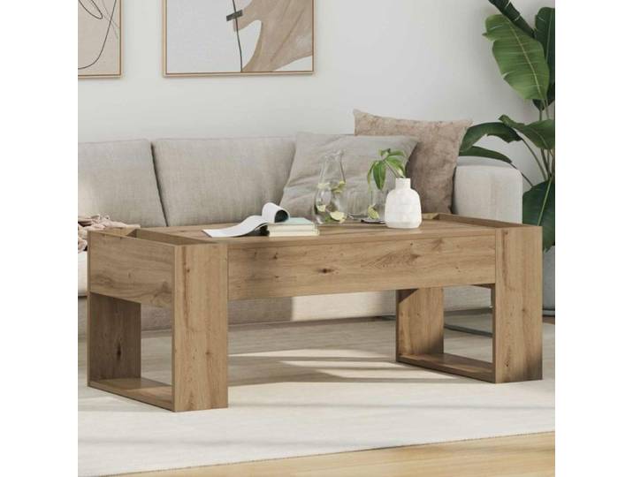 VIDAXL Table basse rectangulaire 110x50x41 cm en bois d'ingénierie marron