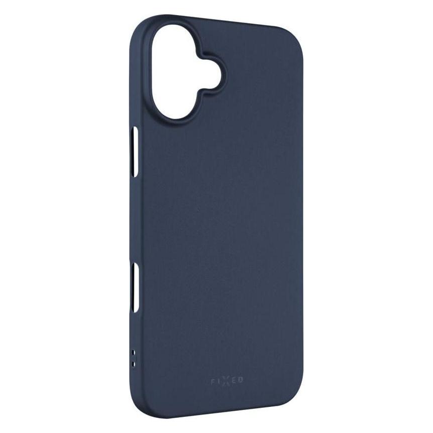 Fixed Rückseite aus gummiertem Cover Story für Apple iPhone 16 PLUS blau (Apple iPhone 16 Plus) (FIXST-1401-BL)